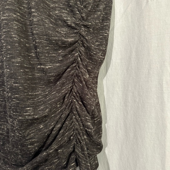 Cato Dark Heathered Gray Short Sleeve Top Large - Picture 2 of 5